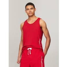 Tommy Hilfiger Red Tank Tops Tommy Hilfiger Men's Logo Stripe Sleep Tank Red