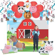 Fun Express Party Decorations Farm Premium Decorating Kit 26-pack