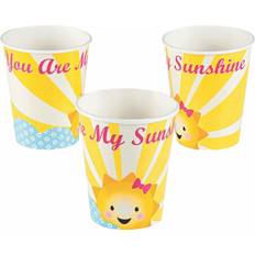 Fun Express Paper Cups You Are My Sunshine 8-pack