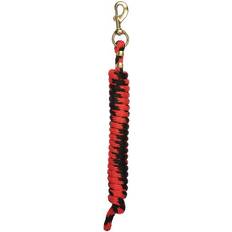 Horse Leads Weaver Poly Horse Lead Rope, Red/Black