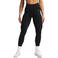 Gymshark Lift Contour Seamless Leggings - Black/Black Marl