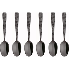 Sambonet Jungle Abstract Foliage Coffee Spoon 4.25" 6pcs