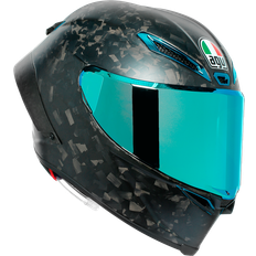 AGV Motorcycle Helmets AGV Pista GP RR Futuro Forged Carbon/Iridium Blue Adult