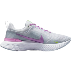 Nike Running Shoes Nike React Infinity 3 W - White/Blue Tint/Volt/Rush Fuchsia