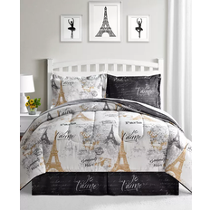 Textiles FairField Square Collection Paris Bed Linen Gold, Black, White (264.2x218.4)