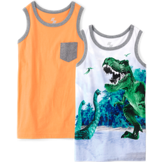 The Children's Place Kid's Dino Pocket Tank Top 2-pack - Multi Clr (3039609-BQ)