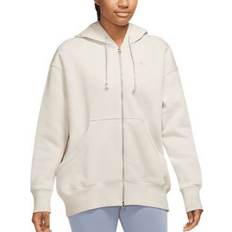Nike Sportswear Phoenix Fleece Women's Oversized Full-Zip Hoodie - Light Orewood Brown/Sail