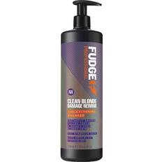 Pleiende Sølvshampooer Fudge Clean Blonde Damage Rewind Violet-Toning Shampoo 1000ml