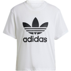 Adidas Adicolor Trefoil Boxy Tee - White
