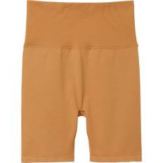 PINK Flip It Seamless Foldover Bike Shorts - Golden Oak