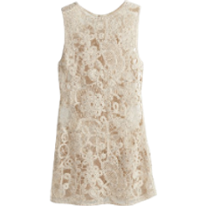 H&M Crochet Beach Dress - Light Beige
