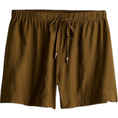 Damen - L - Outdoorshorts H&M Pull On Shorts - Dark Khaki Green