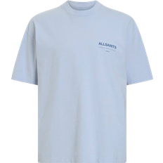 AllSaints Access Oversized Crew Neck T-shirt - Bethel Blue