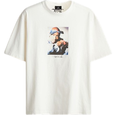 H&M Loose Fit Printed T-shirt - White