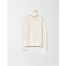 Knitted Sweaters Fabiana Filippi Neck Sweater Maglioni Bianco-Donna White
