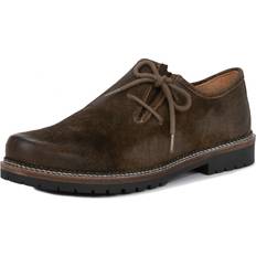 49 ⅓ Oxford Stockerpoint Herren Haferlschuh Tailor Oxford, dunkelbraun gespeckt