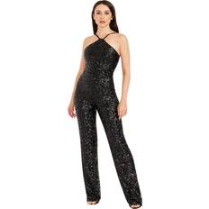 Jumpsuits & Overalls Dress The Population Darian Sequin Jumpsuit Black