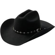 Kanut Sports Caney Classic Big Brim Cowboy Wool Felt Hat - Black