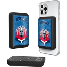 Battery Cases Keyscaper Black Tennessee Titans 5000mAh Wireless Magnetic Power Bank