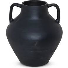 Four Hands Atrani Aged Black Vase 17.5"