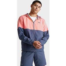 Under Armour Outerwear Under Armour Men's Colorblocked Woven Full-Zip Jacket Flare Orange/Downpour Grey