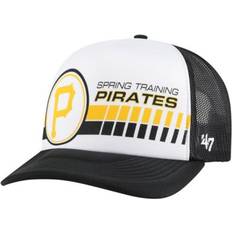 '47 Caps '47 Men's White/Black Pittsburgh Pirates 2024 Spring Training Foam Trucker Adjustable Hat