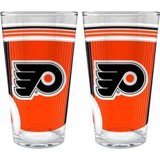 Glass Beer Glasses NHL Great American Philadelphia Flyers Beer Glass