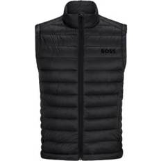 Hugo Boss Men Vests Hugo Boss Men's Packable Gilet Vest Black 40R