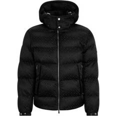 Hugo Boss Men Jackets Hugo Boss Men's Monogram Water-Repellent Padded Jacket Black 42R