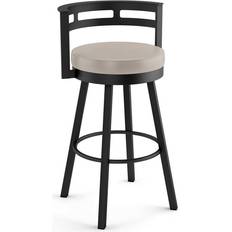 Amisco Render Cream/Black Kitchen Chair 38.2"