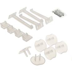 Socket Cover DreamBaby Clear Plastic Safety Catches and Outlet Covers Kit 10 pk