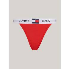 Tommy Hilfiger Red Panties Tommy Hilfiger Women's TJ Logo Waistband Lace Bikini Brief Red Hot Heat