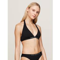 Tommy Hilfiger Women Bikini Tops Tommy Hilfiger Women's Logo Triangle Bikini Top Black