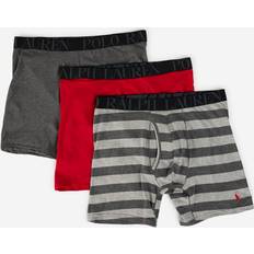 Polo Ralph Lauren Red Men's Underwear Polo Ralph Lauren 3PK Stretch Boxer Briefs Red