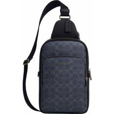 Men Crossbody Bags Coach Ethan Pack In Signature Denim - Signature Canvas/Gunmetal/Denim/Midnight Navy