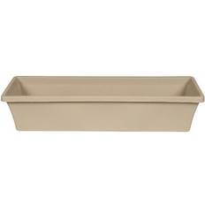 Self-Watering Outdoor Planter Boxes Bloem terra indoor/outdoor resin window/flower box, taupe