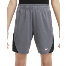 Nike Older Kid's Dri-FIT Strike Football Shorts - Iron Grey/Iron Grey/Black/Sunset Pulse (FN8419-069)