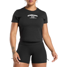 Gymshark Team GS Baby Tee - Black