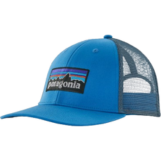 Patagonia Dame Tilbehør Patagonia P 6 Logo LoPro Trucker Hat - Vessel Blue
