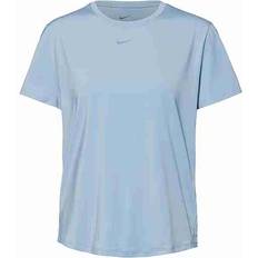 Blå - Dame T-skjorter Nike Women's One Classic Dri-fit Short Sleeved Top - Light Armory Blue/Black