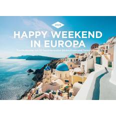 Kunth Happy Weekend in Europe Desk Calendar 2025