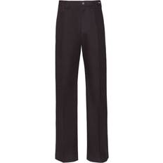 Ferragamo Men Pants Ferragamo Flared Cotton Chino Trousers