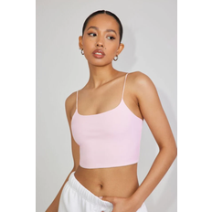 Garage Eva Cropped Cami Top - Chalk Pink