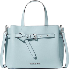 Michael Kors Emilia Small Pebbled Leather Satchel - Vista Blue