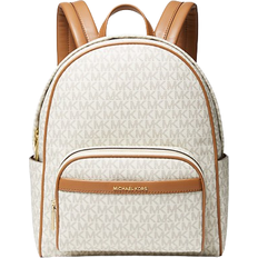 Michael Kors Bex Medium Signature Logo Backpack - Vanilla/Acorn