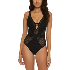 Becca Color Play Plunge One-Piece - Black