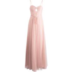 Abendkleider - M Marchesa Notte Bridesmaids Bodenlange Robe mit Herzausschnitt Damen Polyester Rosa