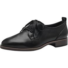 Damen Oxford Tamaris Schnürschuh schwarz