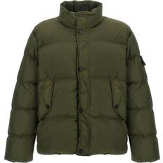 Outerwear Stone Island Dyed Crinkle Reps R-Ny Down Giacche Verde-Uomo Green