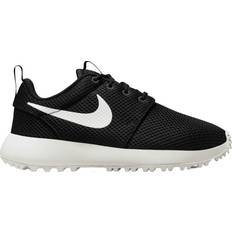 Golf Shoes Children's Shoes Nike Youth Roshe Golf Shoes, Boys' 7, Black/White/Anth
